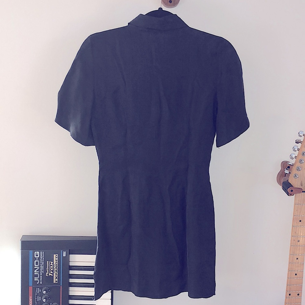 Zara Flowy Mini Dress in Black - Picture 3 of 11